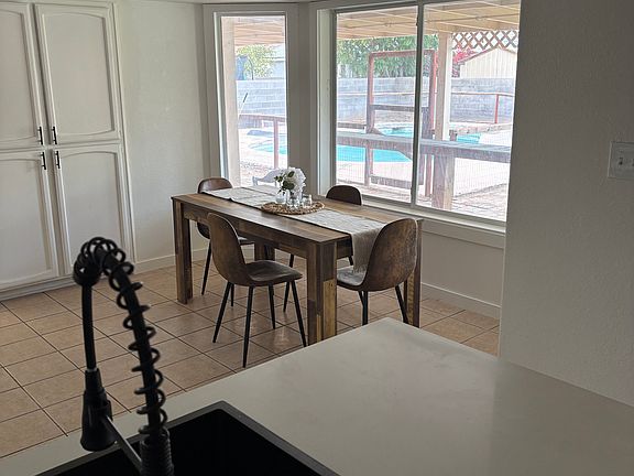 Kitchen over looking pool