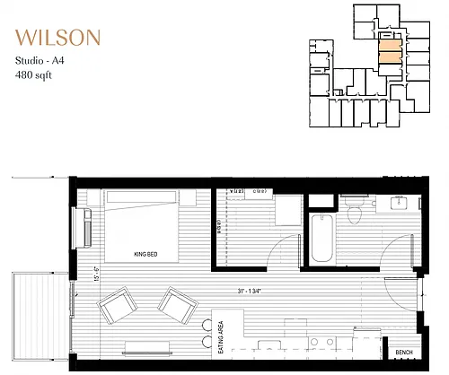 Floor plan Wilson