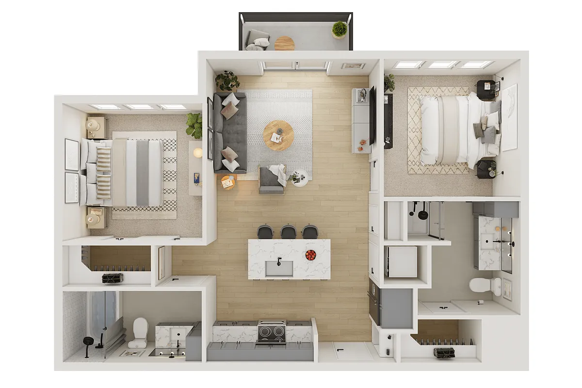 Floor plan B1