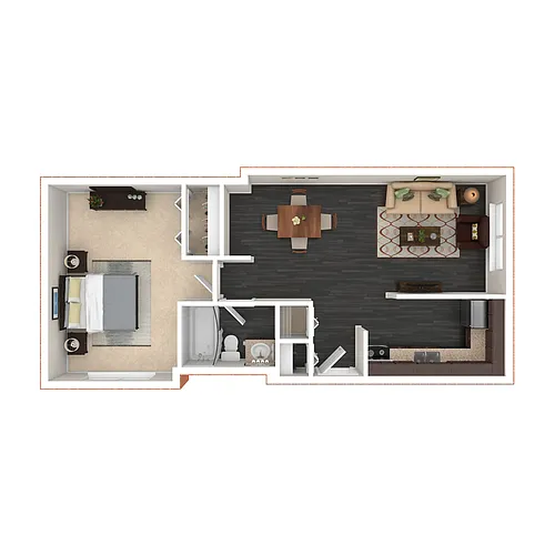 Floor plan A13 Van Dyke