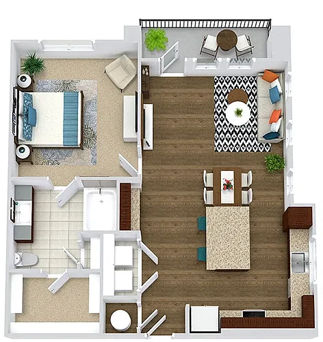 Floor plan Sanders