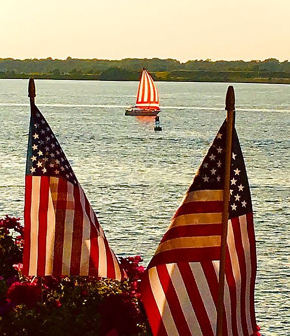 View of Mt Hope Bay from dec