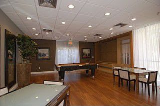 Party Room with Billiard Table