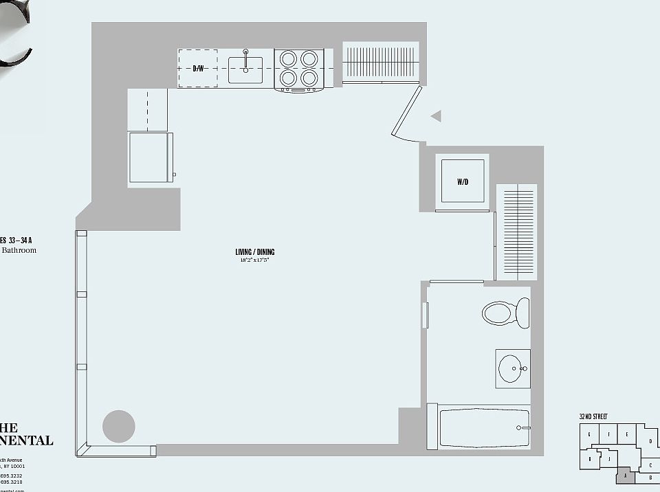 2nd image of 885 6th Ave APT 34A