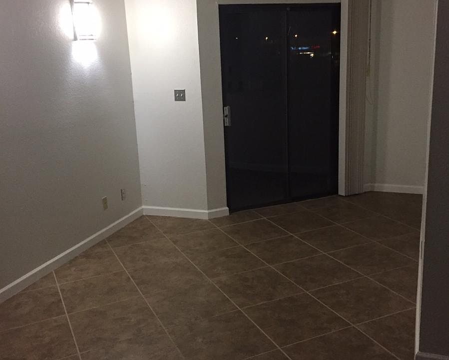 Living room with new floor