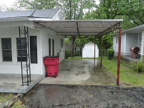 Carport and storage shed