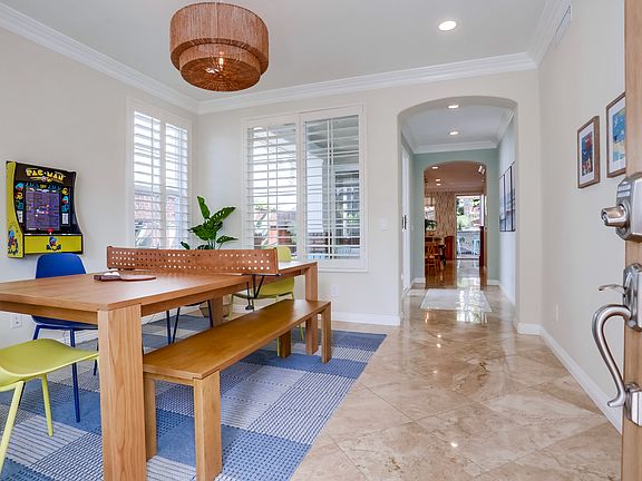 Game room and dining room