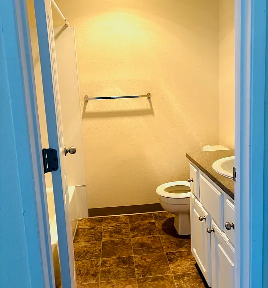 Updated, spacious bathroom