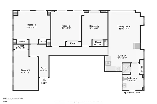 Floor plan 4 Bedroom