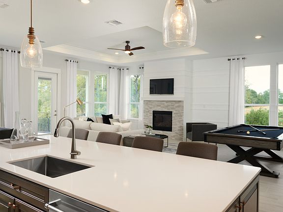 Kitchen Overlooking Living Space