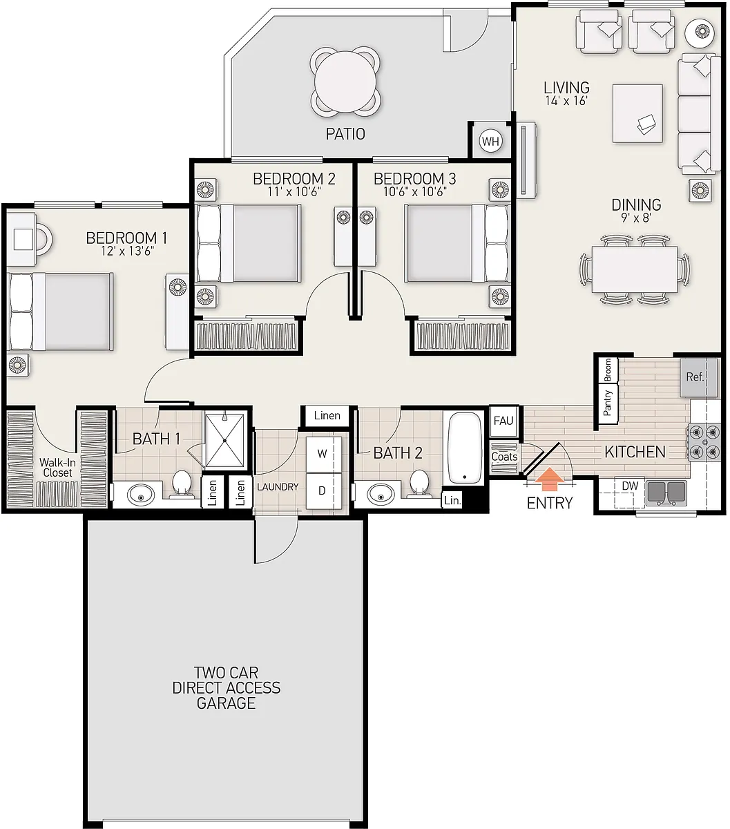 Floor plan Plan E