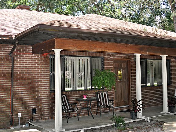 Close up of Front Porch