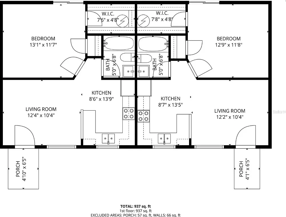 2 bed, 972 sqft, $1,100 — Photo 2