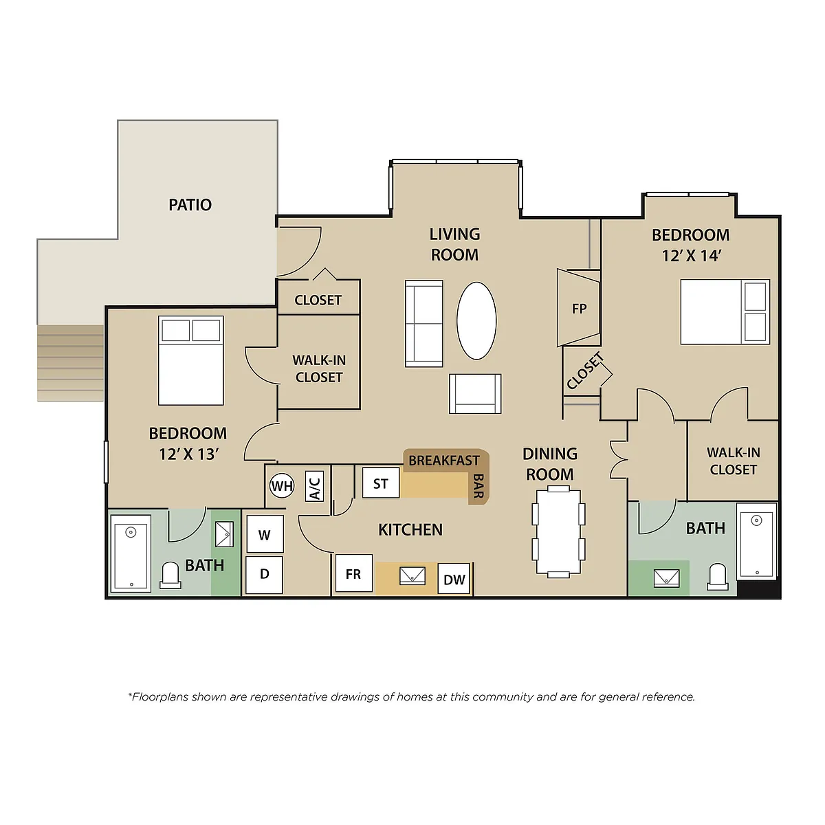 Floor plan Cambridge