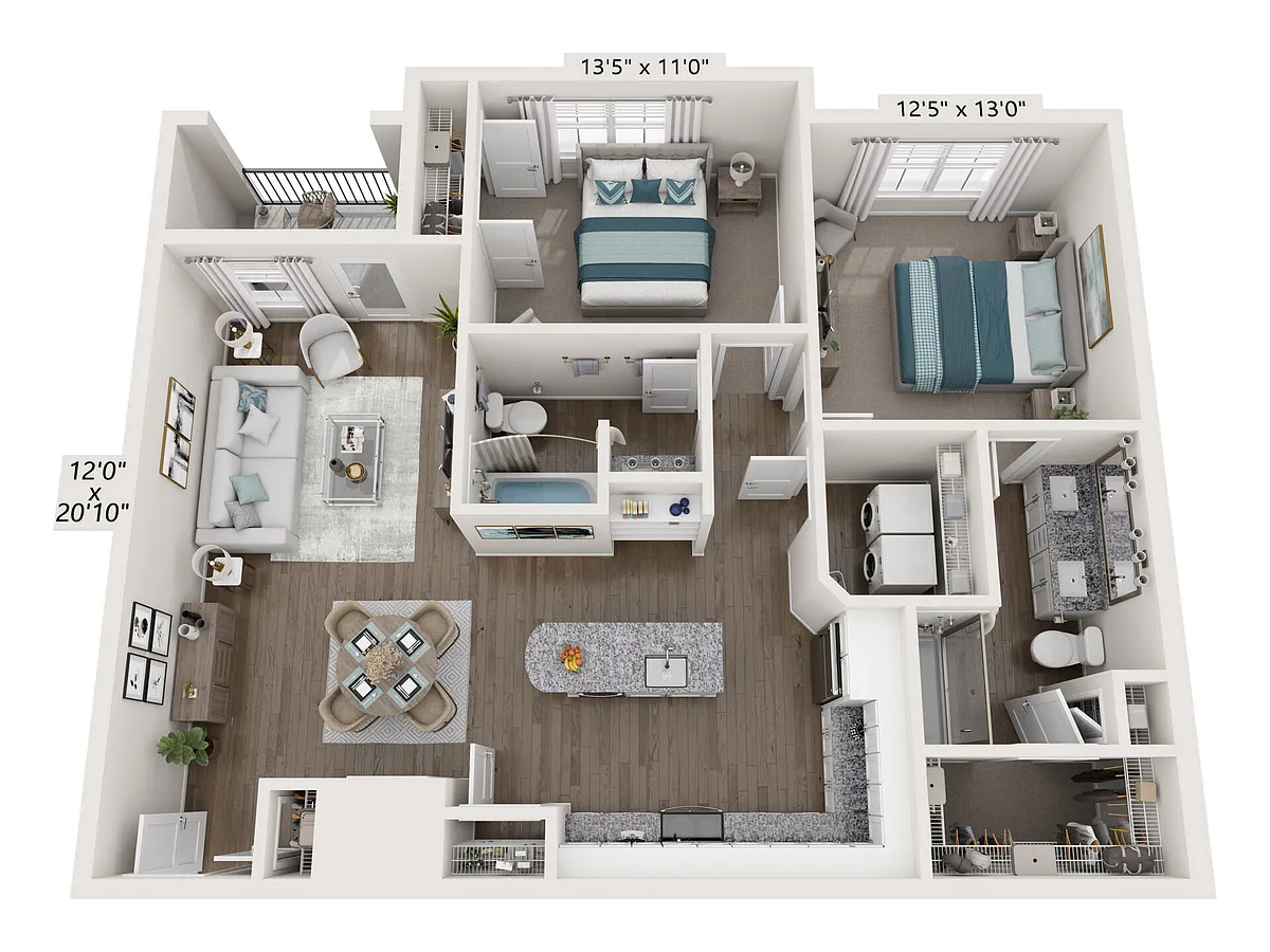 Floor plan B3