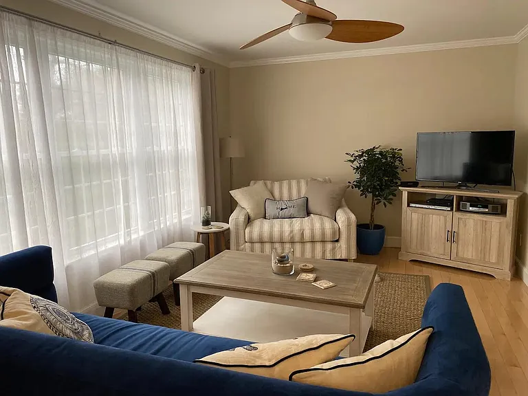 You'll enjoy the comfort of central heat and AC. All TVs are Smart TVs so you may tune into your favorite Netflix and Hulu (and more) shows.