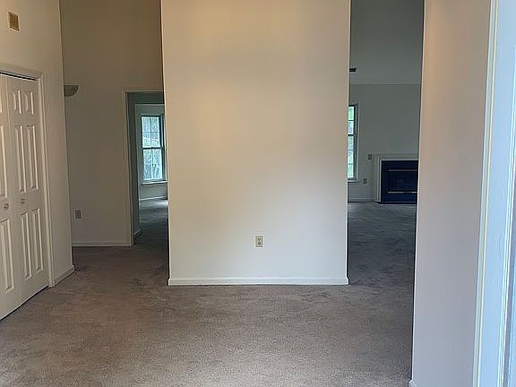 Entry way to open concept