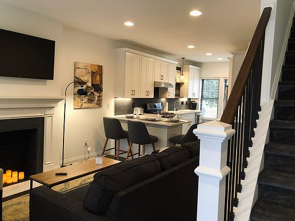 Entering into the house