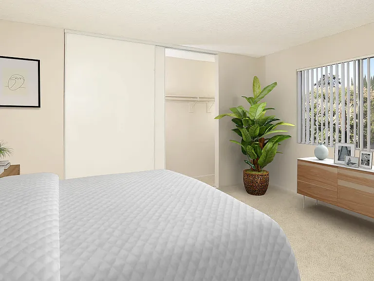 Carpeted Bedroom