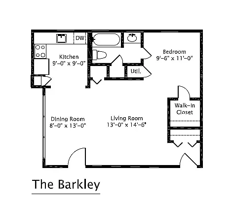 Floor plan Barkley