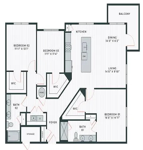 Floor plan The Alina