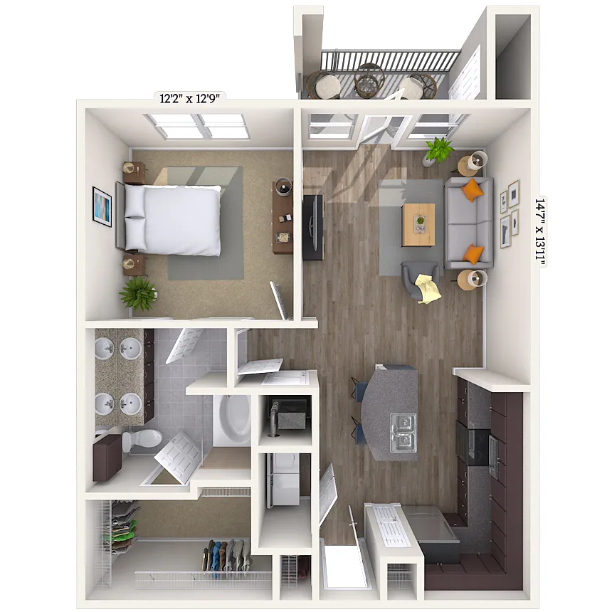 Floor plan Collins
