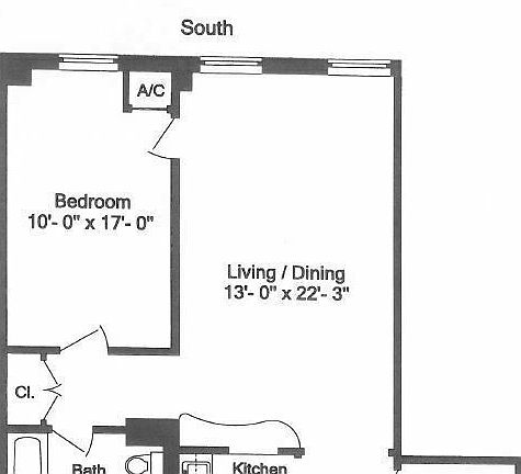 2nd image of 145 W 58th St #4F