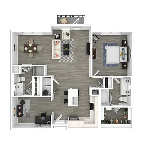 Floor plan The Quorum - Renovated