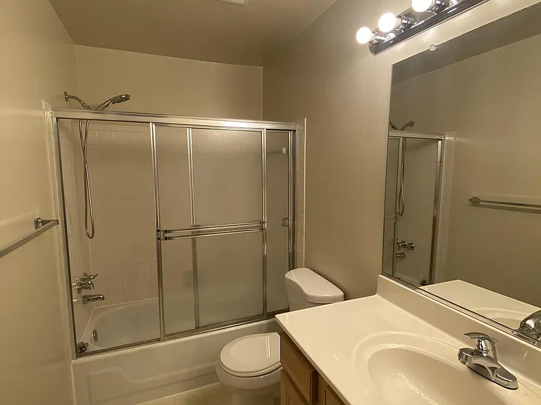 Hallway bathroom
