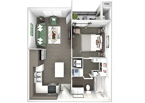 Floor plan A1 (Cottonwood)