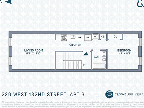 2nd image of 236 W 132nd St #3