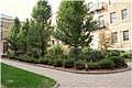 Gated courtyard view