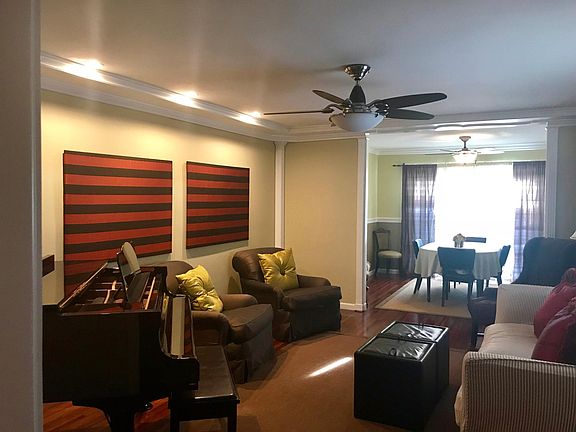 Formal living room and dining room