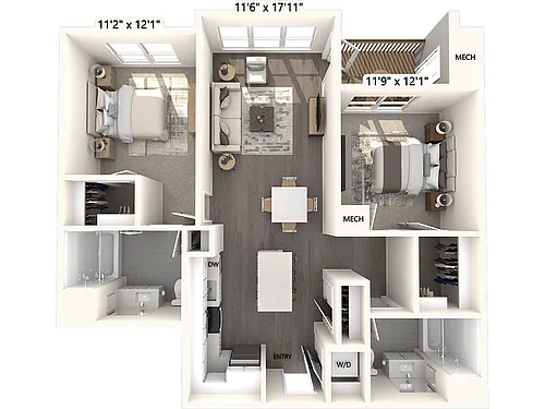Floor plan B18AF
