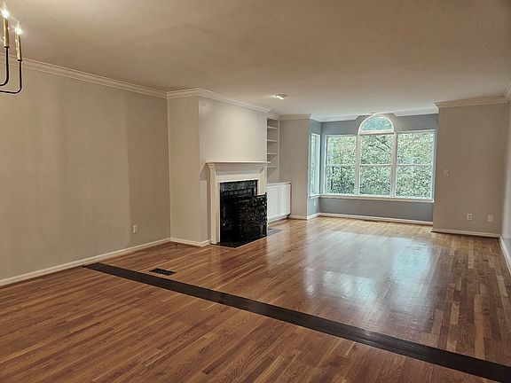 View from dining area to living room
