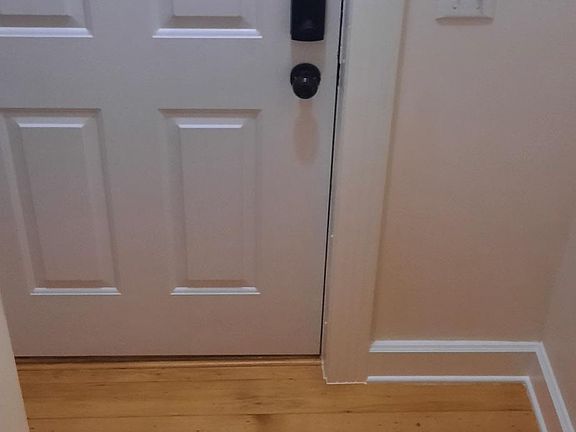 Inside of entry to apartment