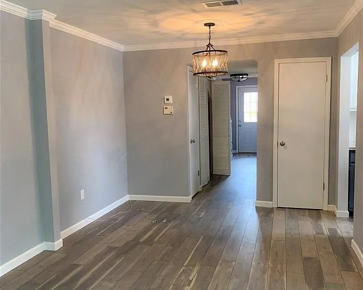 Area by kitchen typically used for dining but very versatile! Lots of living area here.