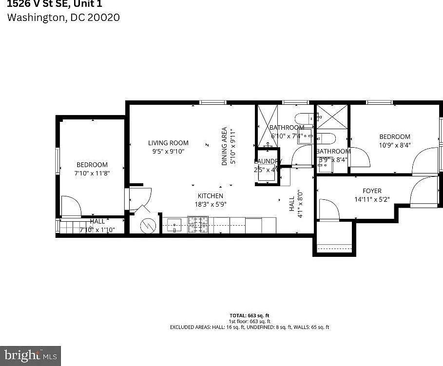 2 bed, 800 sqft, $1,700 — Photo 2