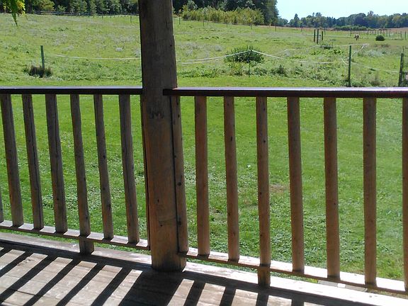 South view from porch