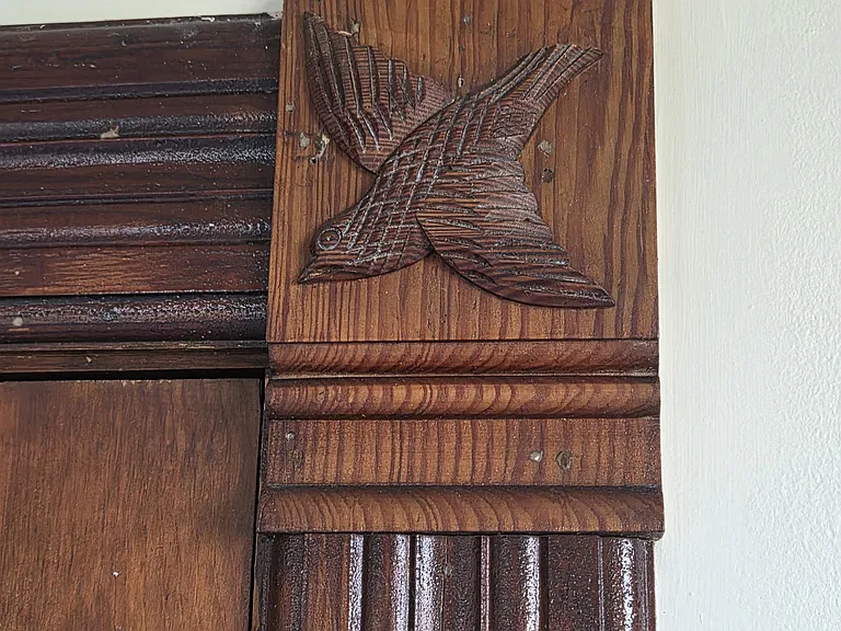 hand carved woodwork