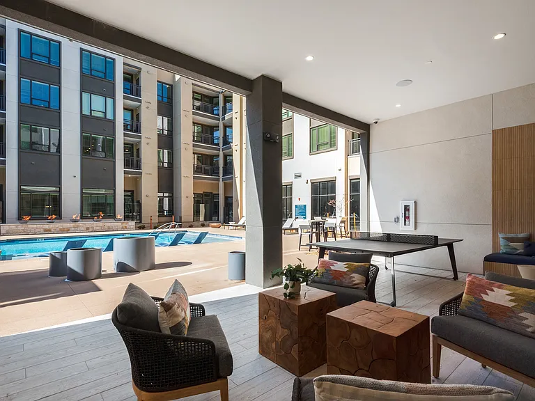 Poolside Lounge with Table Tennis and Relaxed Social Areas