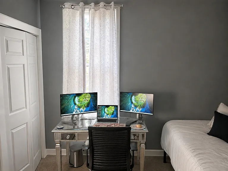 First level bedroom. With large walk in closet.