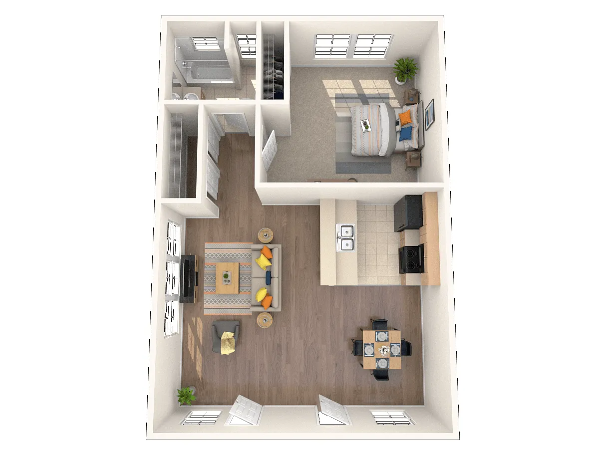 Floor plan Plan B