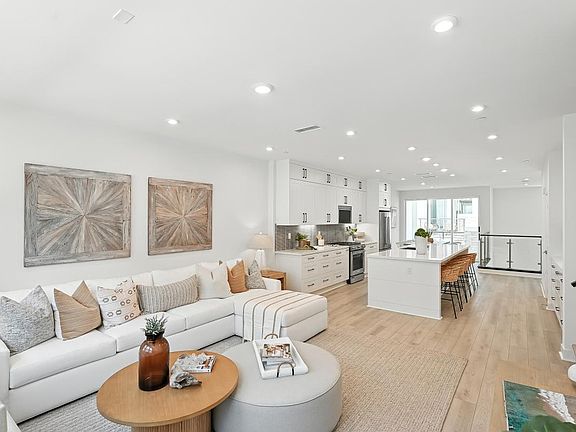 Open-concept floor plan