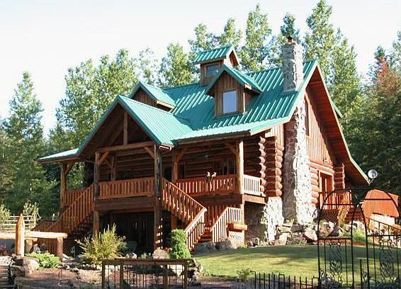 Custom Built Log Home