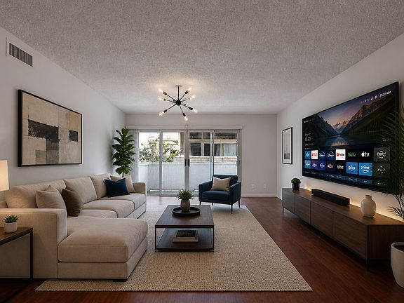 Living Room -virtually staged