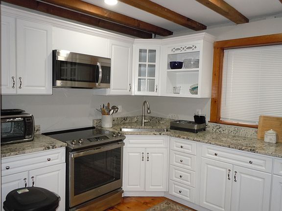 Kitchen with granite countertops