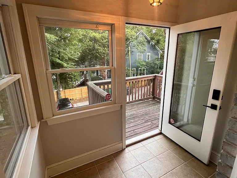 Entryway and sunroom