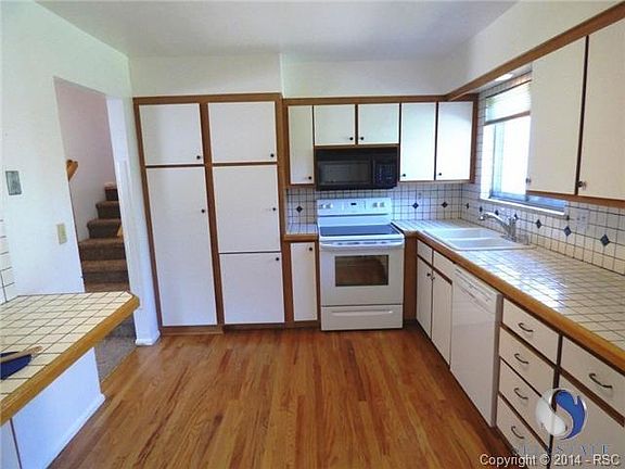 Pantry and newly finished wood floors.