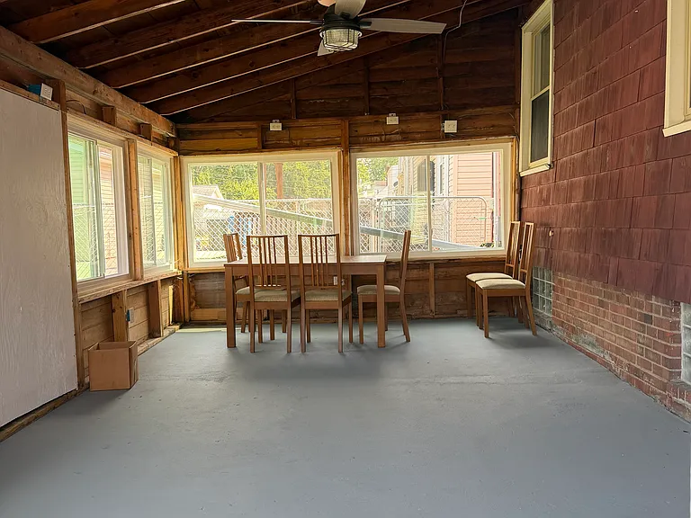 Enclosed porch